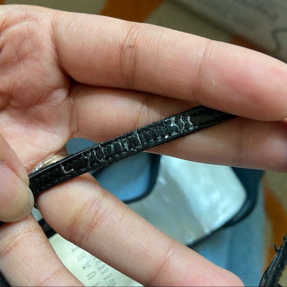 Stuart Weitzman Nudist Ankle Strap Sandals Black Goosebump Heels - Picture 9 of 9